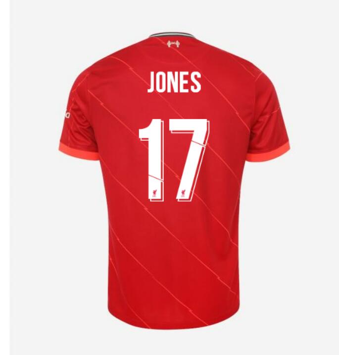 2021/22 Liverpool Cup Home Kit Soccer Jersey with JONES 17 printing